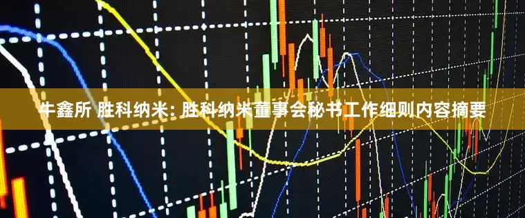 牛鑫所 胜科纳米: 胜科纳米董事会秘书工作细则内容摘要