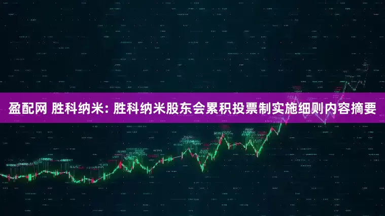 盈配网 胜科纳米: 胜科纳米股东会累积投票制实施细则内容摘要