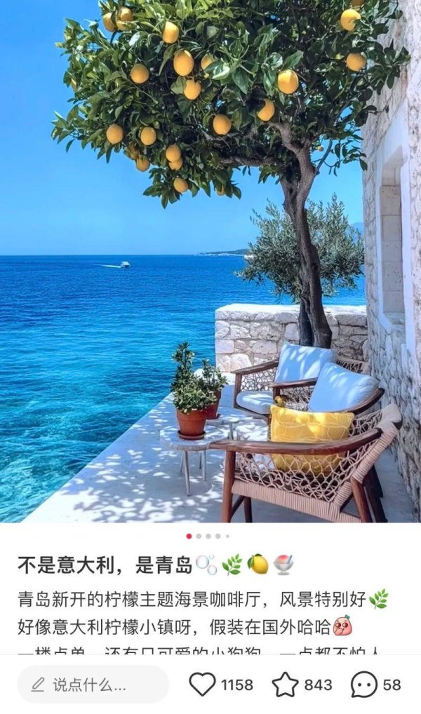 汇金财富 青岛一网友因“海景照”探店发现竟是墙上一幅画，咖啡店老板：遭不明人士网暴将报警