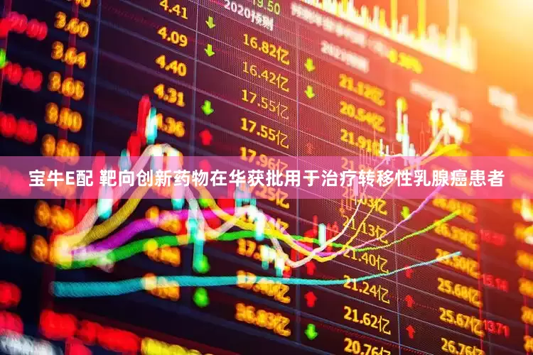 宝牛E配 靶向创新药物在华获批用于治疗转移性乳腺癌患者